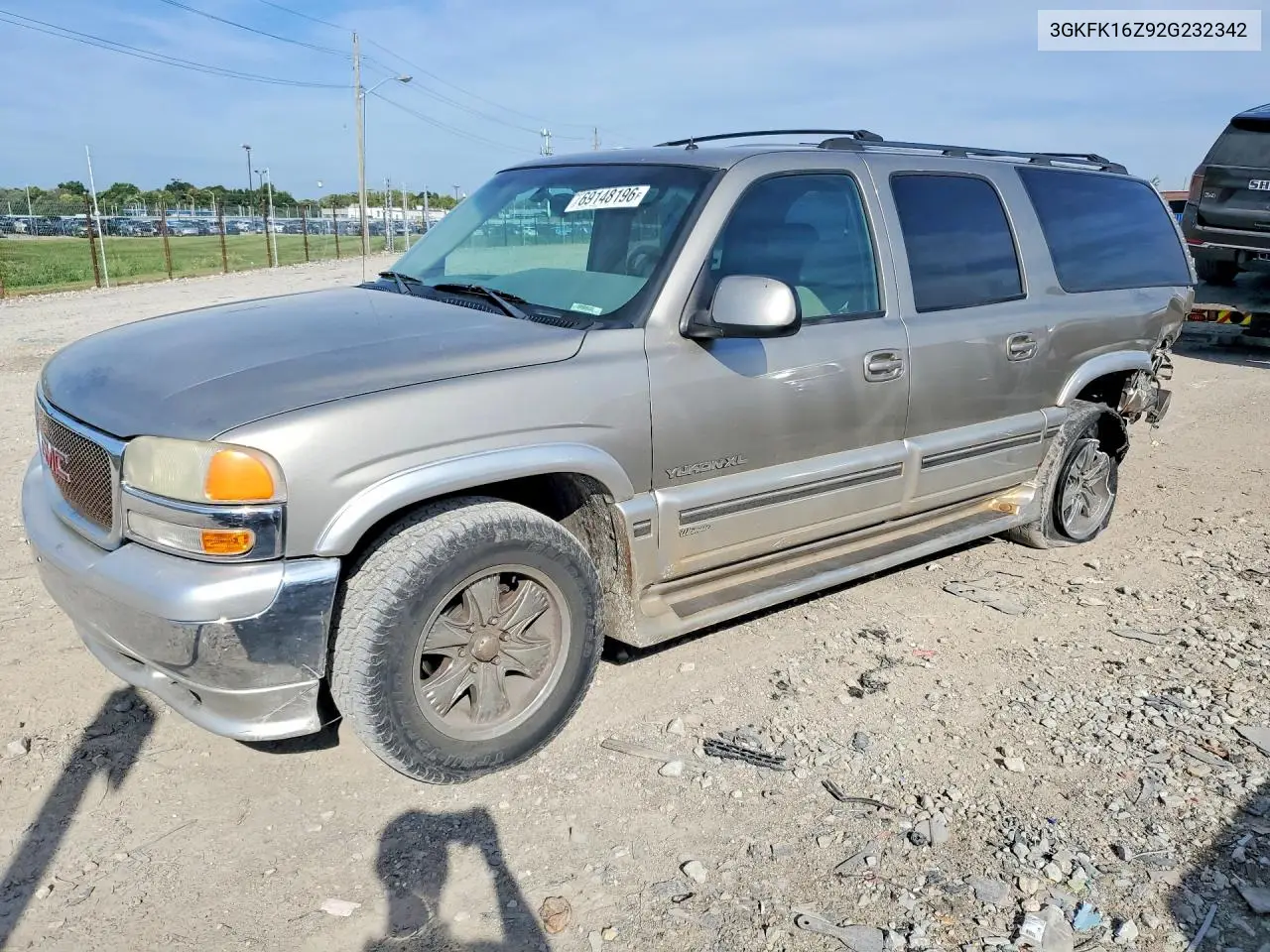 GMC YUKON 2002, VIN 3GKFK16Z92G232342
