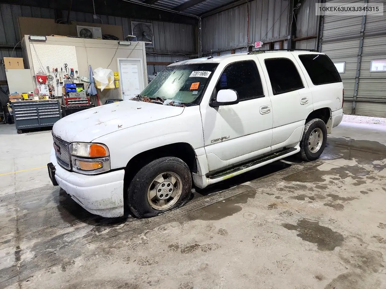 GMC YUKON 2003, VIN 1GKEK63UX3J345315