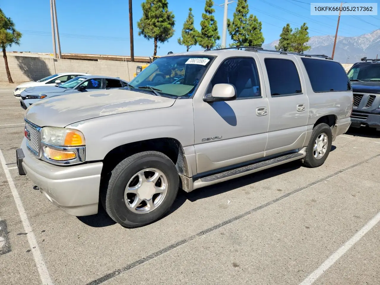 GMC YUKON 2005, VIN 1GKFK66U05J217362