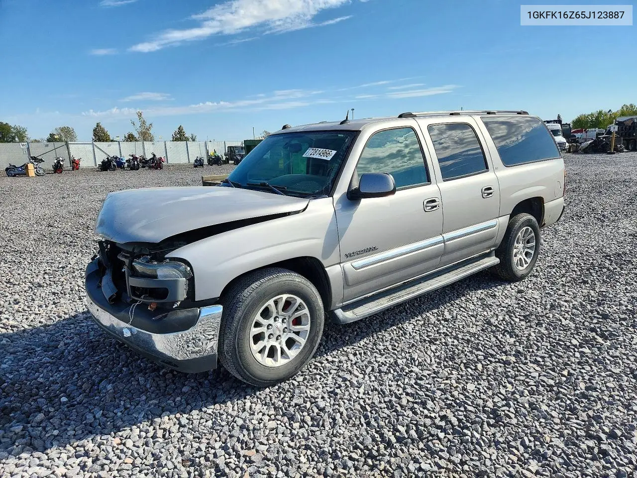 GMC YUKON 2005, VIN 1GKFK16Z65J123887