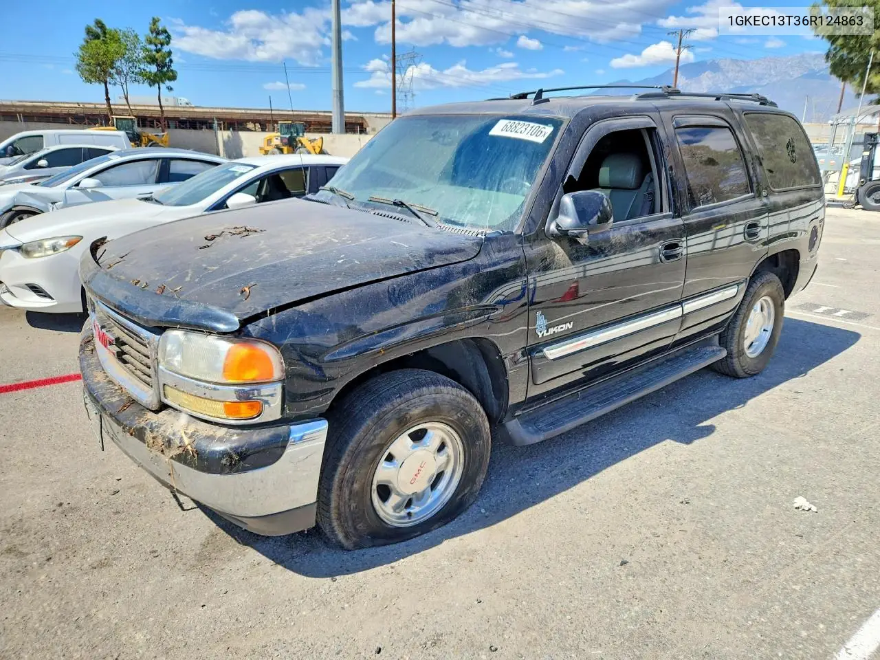 GMC YUKON 2006, VIN 1GKEC13T36R124863