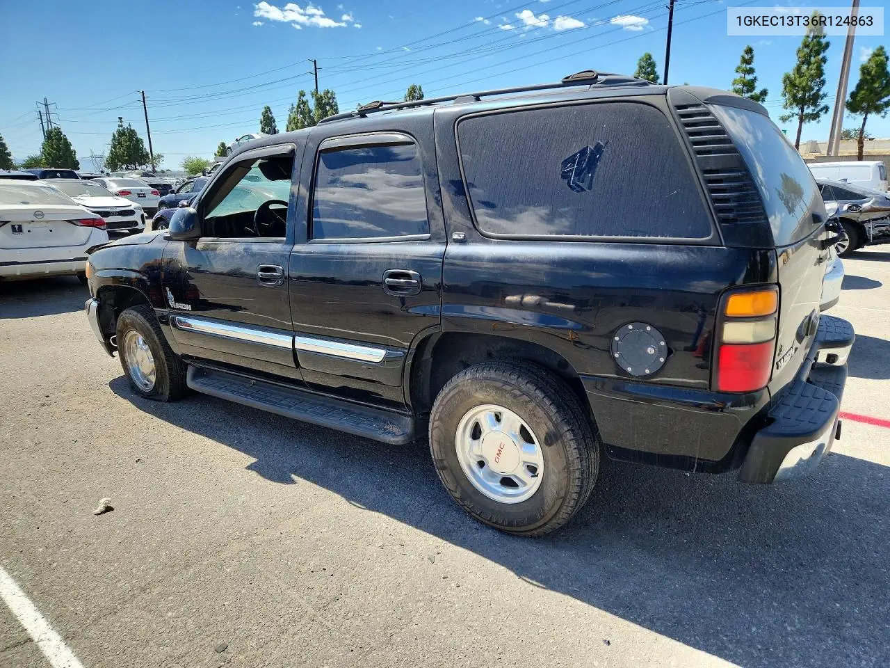 2006 GMC YUKON VIN 1GKEC13T36R124863 — фото 2