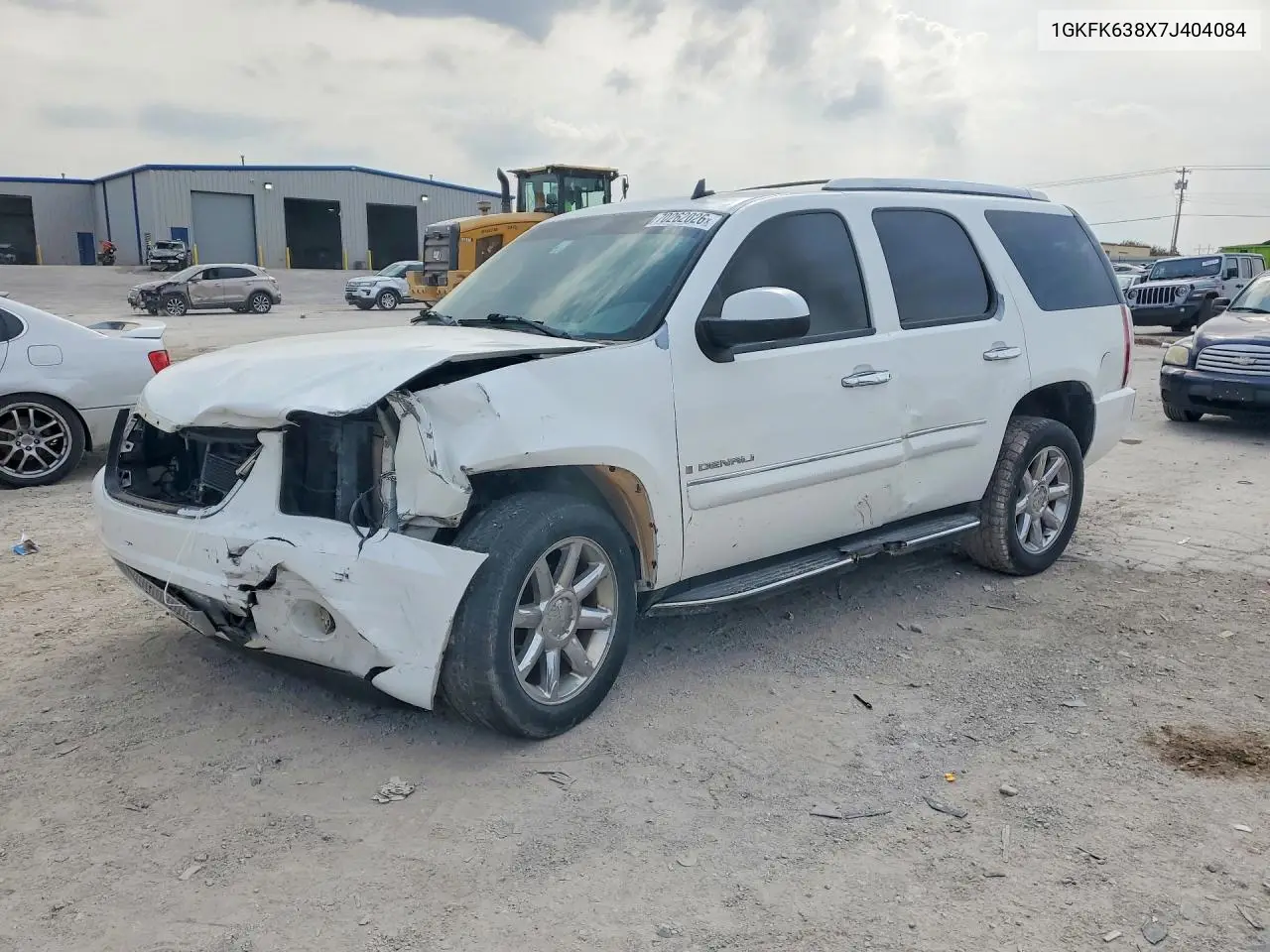 GMC YUKON 2007, VIN 1GKFK638X7J404084