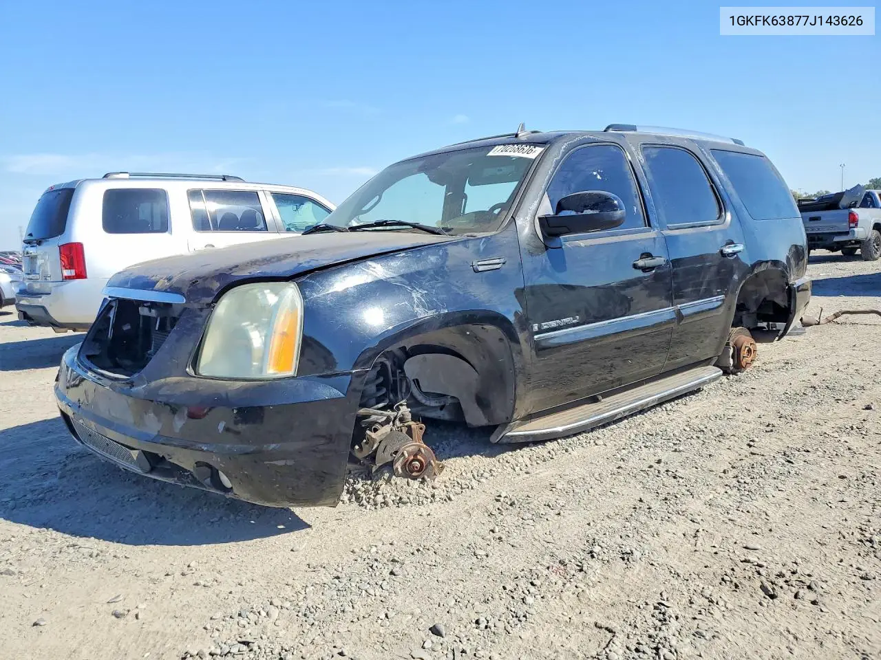 GMC YUKON 2007, VIN 1GKFK63877J143626