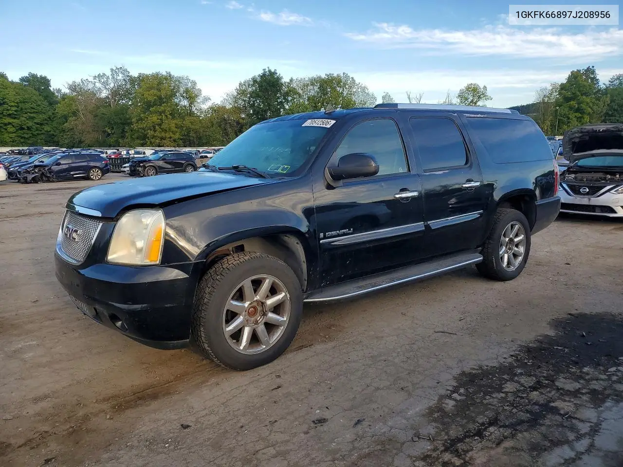 GMC YUKON 2007, VIN 1GKFK66897J208956