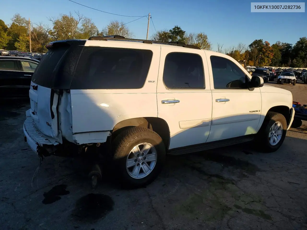 2007 GMC YUKON VIN 1GKFK13007J282736 — фото 3