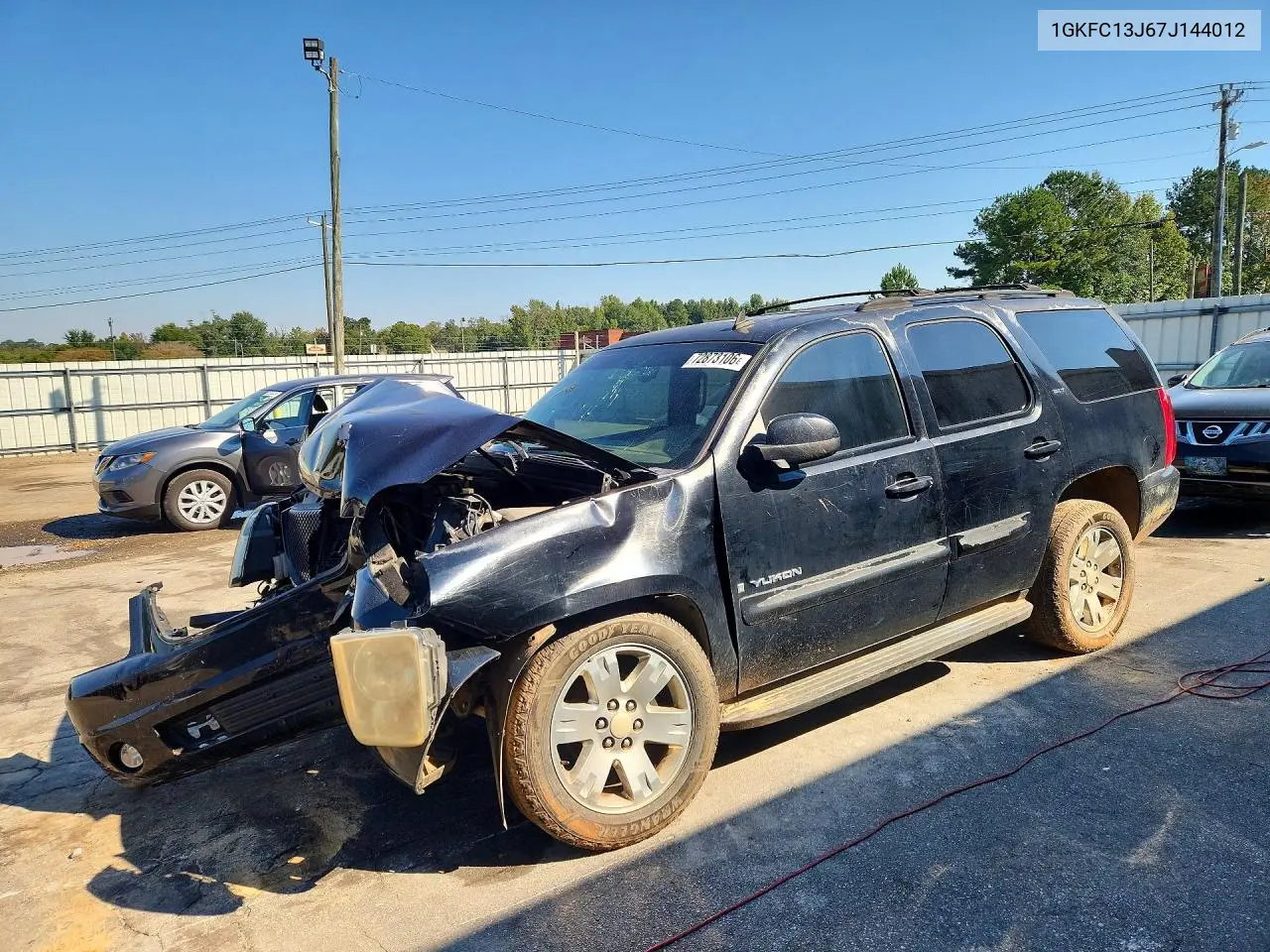 GMC YUKON 2007, VIN 1GKFC13J67J144012