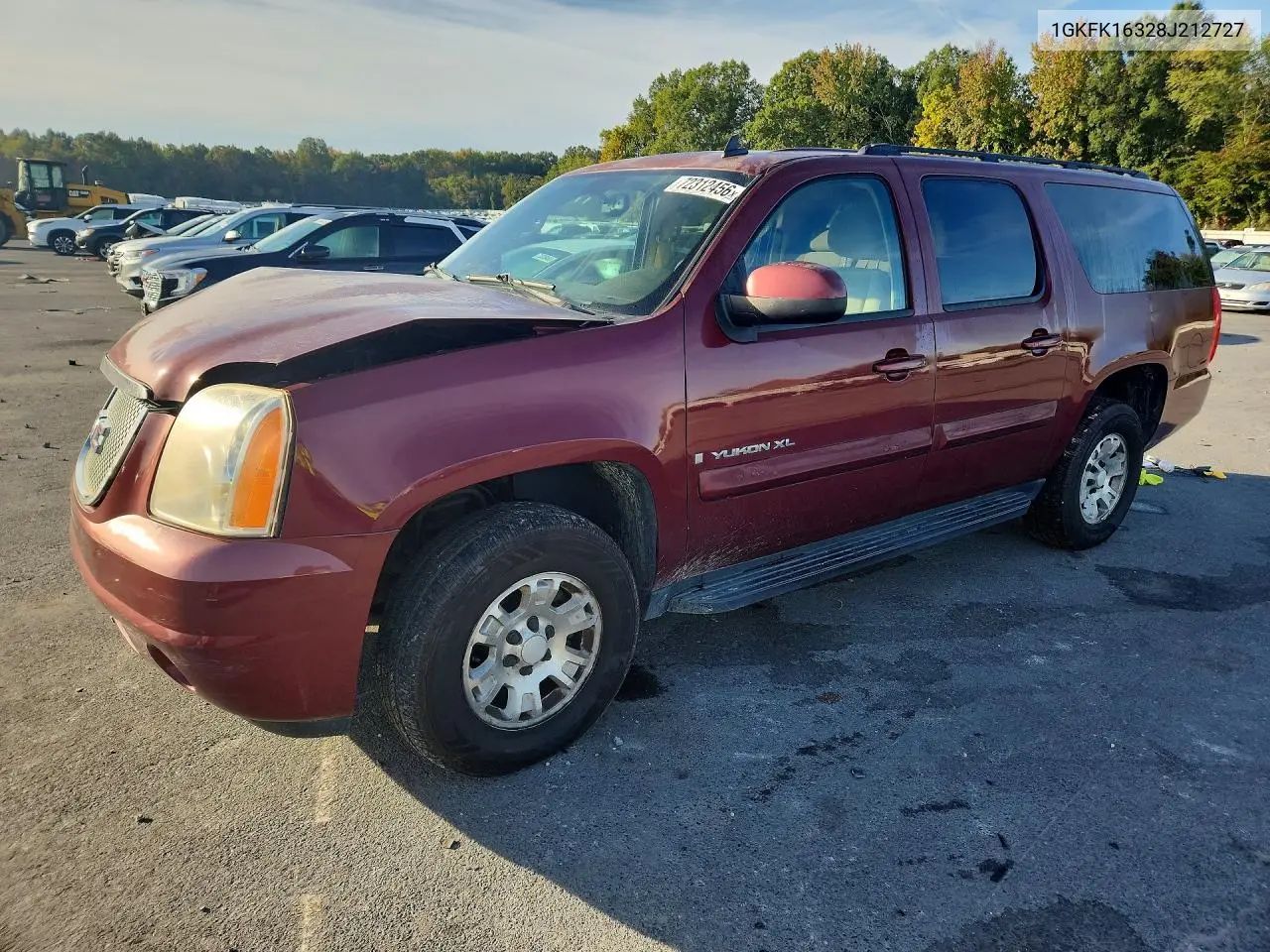 GMC YUKON 2008, VIN 1GKFK16328J212727
