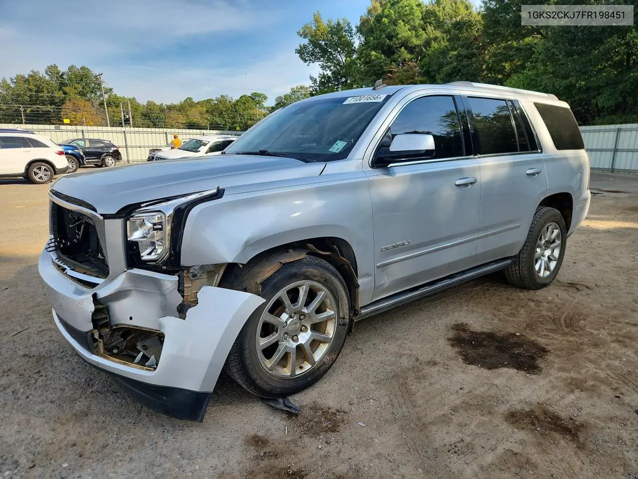 GMC YUKON 2015, VIN 1GKS2CKJ7FR198451