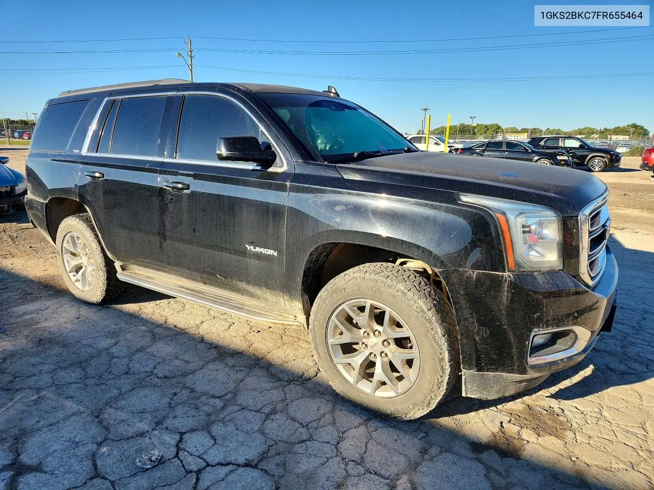 2015 GMC YUKON VIN 1GKS2BKC7FR655464 — фото 4