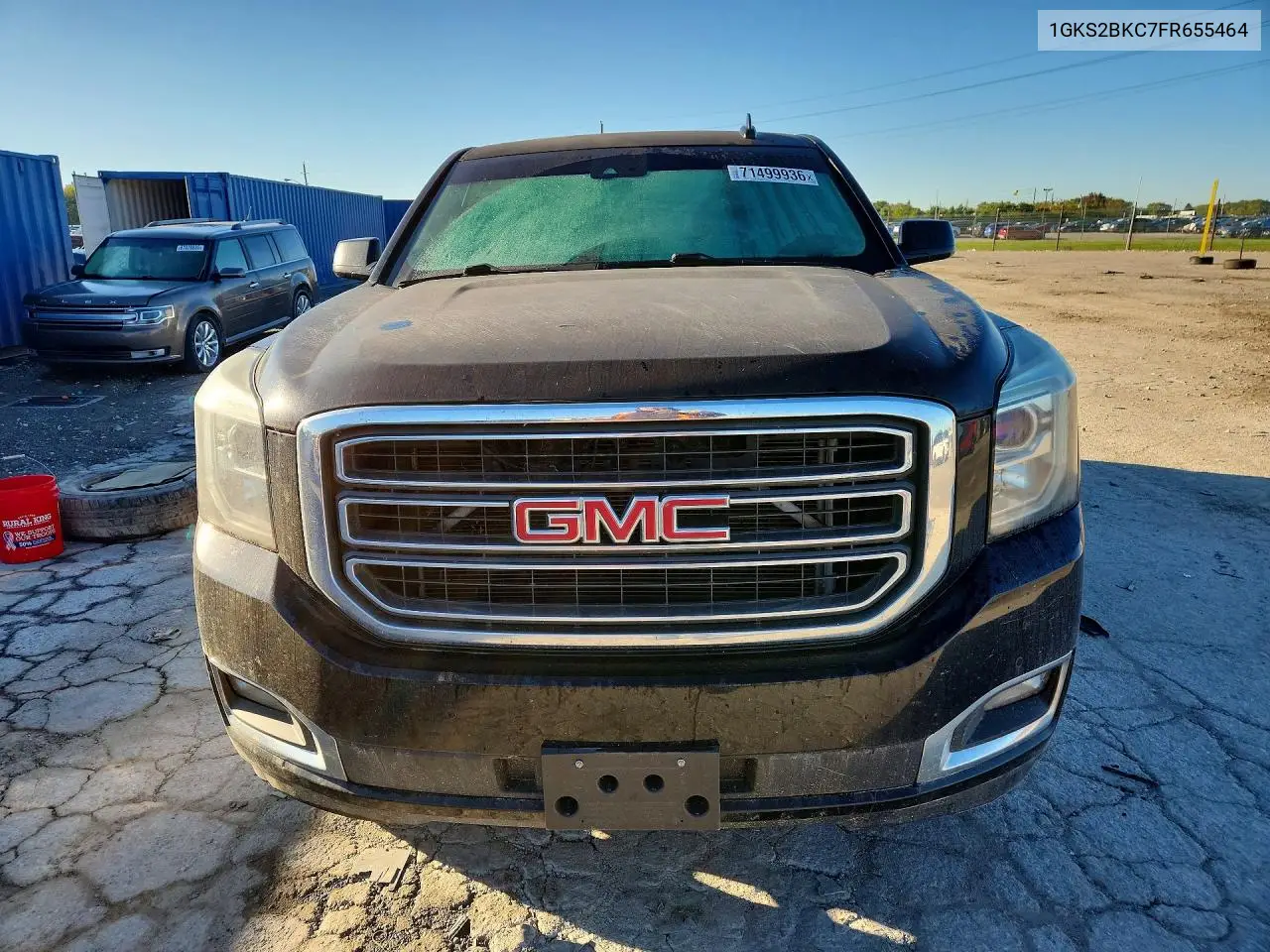 2015 GMC YUKON VIN 1GKS2BKC7FR655464 — фото 5