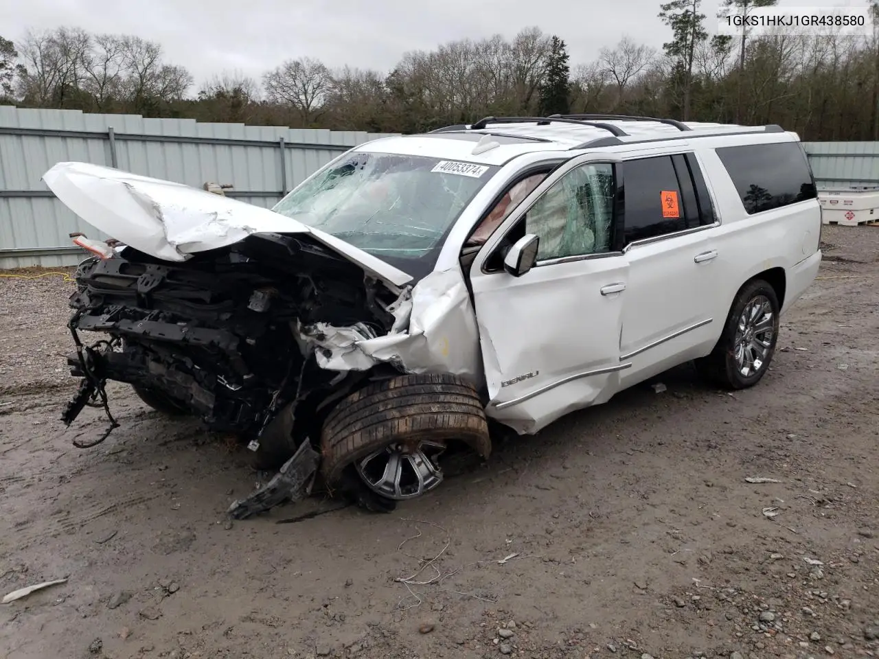 GMC YUKON 2016, VIN 1GKS1HKJ1GR438580