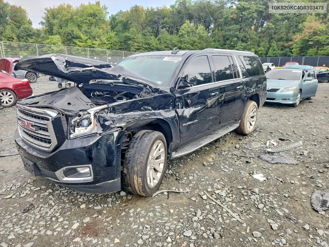 GMC YUKON 2016, VIN 1GKS2GKC4GR303473