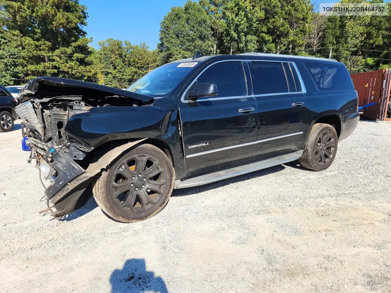 GMC YUKON 2016, VIN 1GKS1HKJ2GR464752