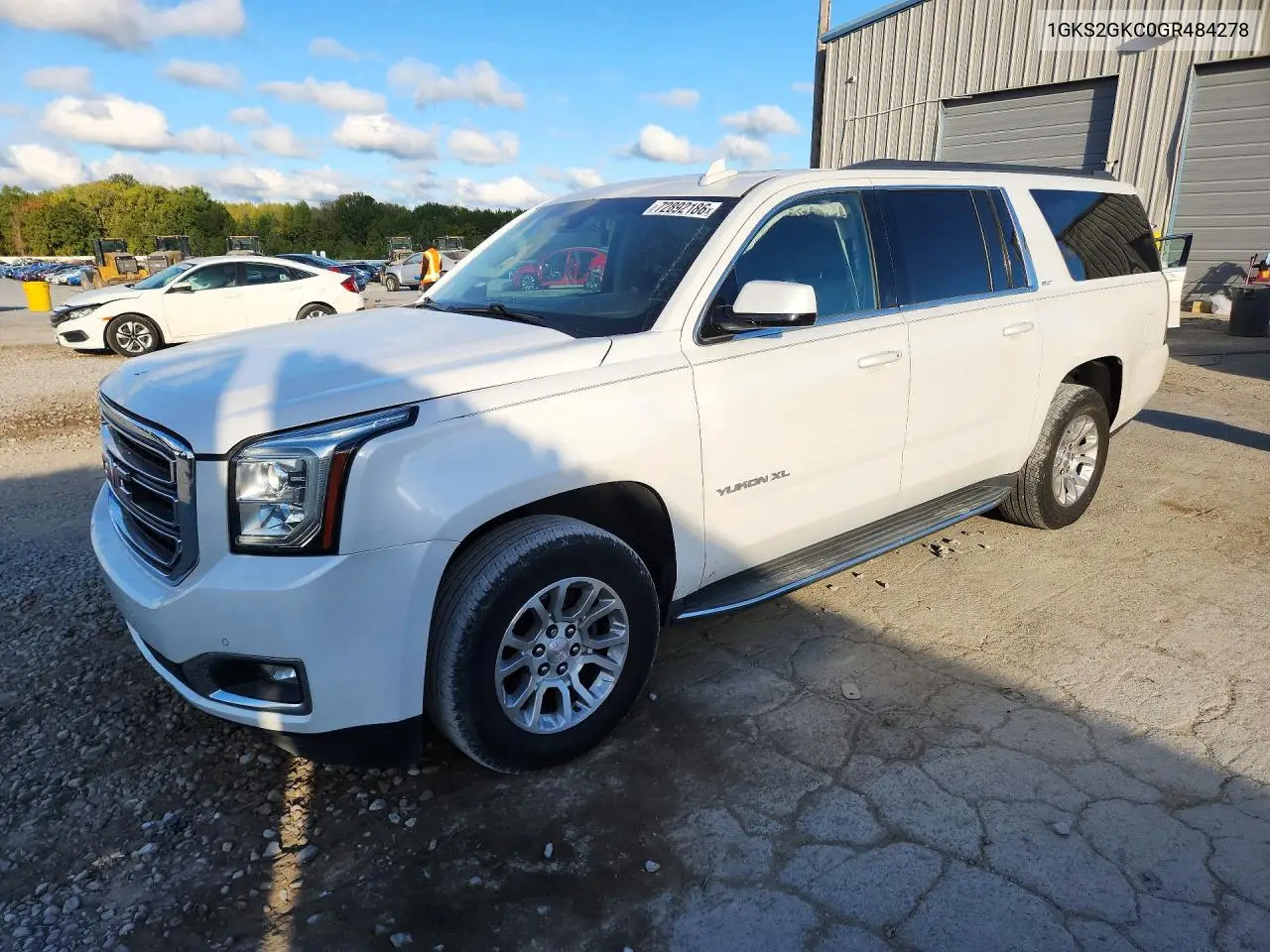 GMC YUKON 2016, VIN 1GKS2GKC0GR484278