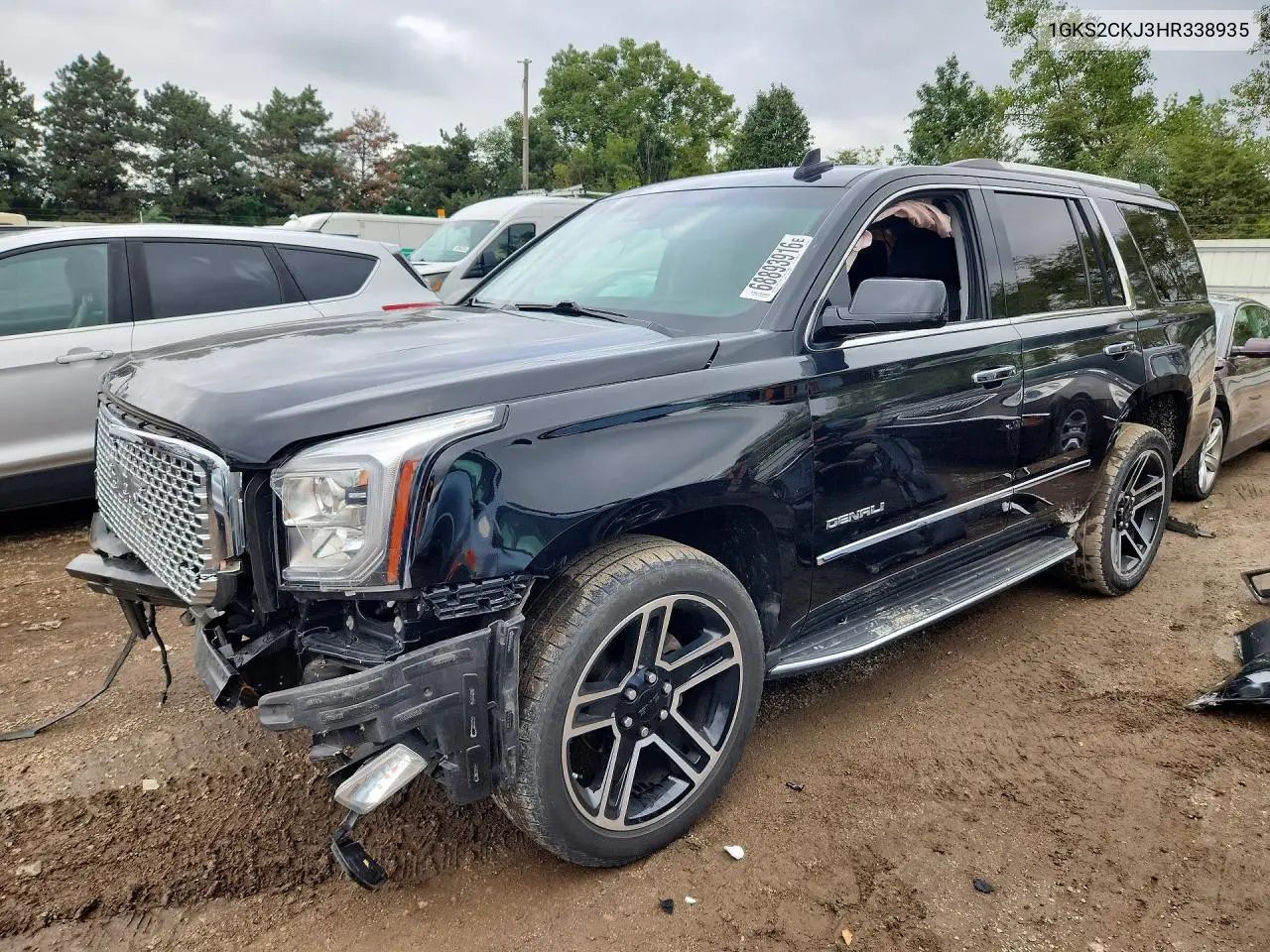 GMC YUKON 2017, VIN 1GKS2CKJ3HR338935