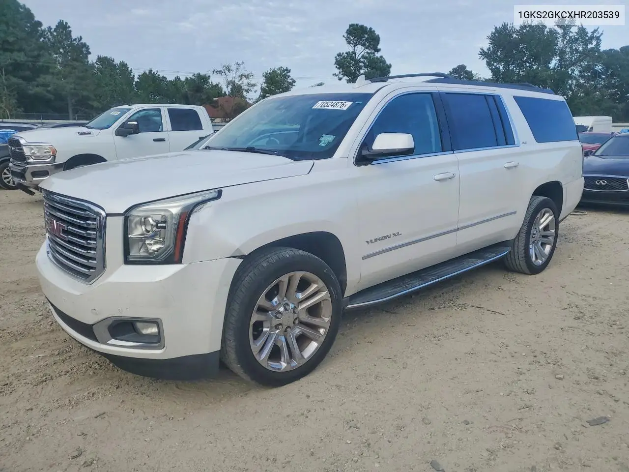 GMC YUKON 2017, VIN 1GKS2GKCXHR203539