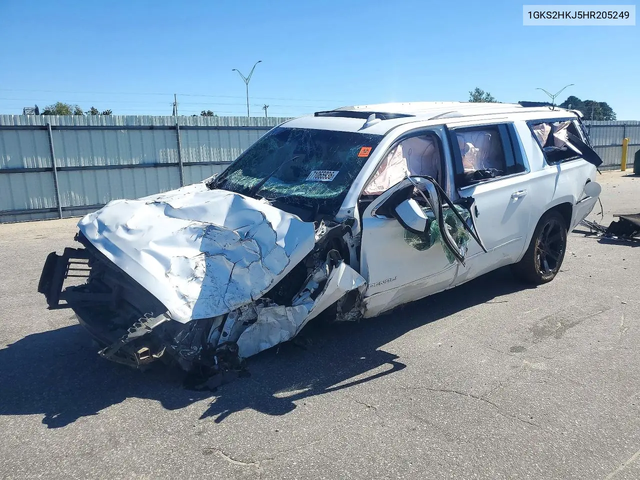 GMC YUKON 2017, VIN 1GKS2HKJ5HR205249