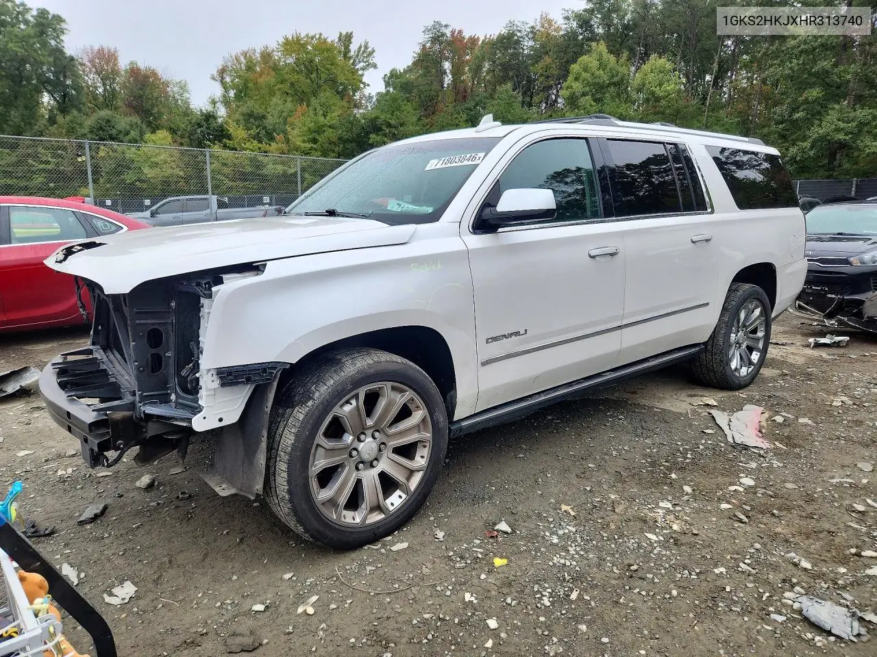 GMC YUKON 2017, VIN 1GKS2HKJXHR313740