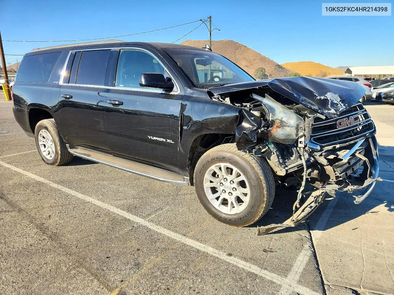 GMC YUKON 2017, VIN 1GKS2FKC4HR214398