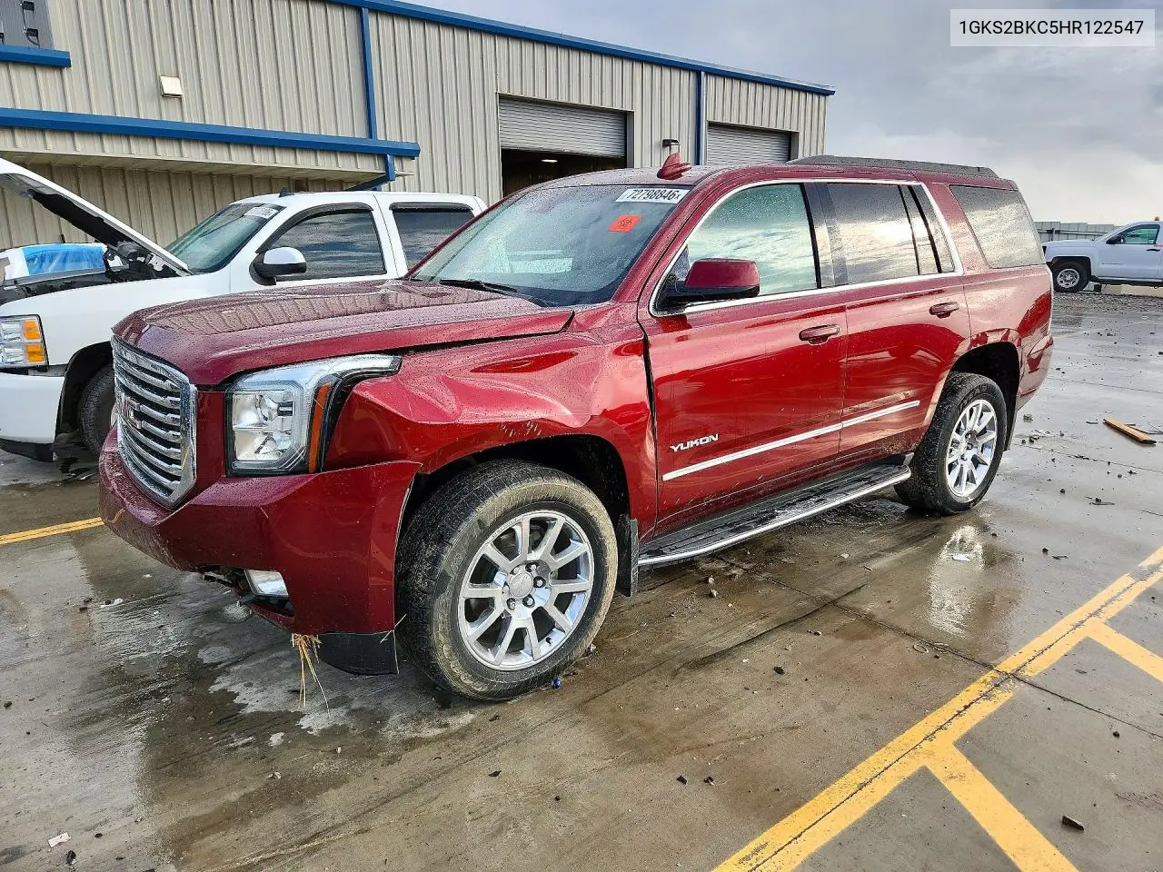 GMC YUKON 2017, VIN 1GKS2BKC5HR122547