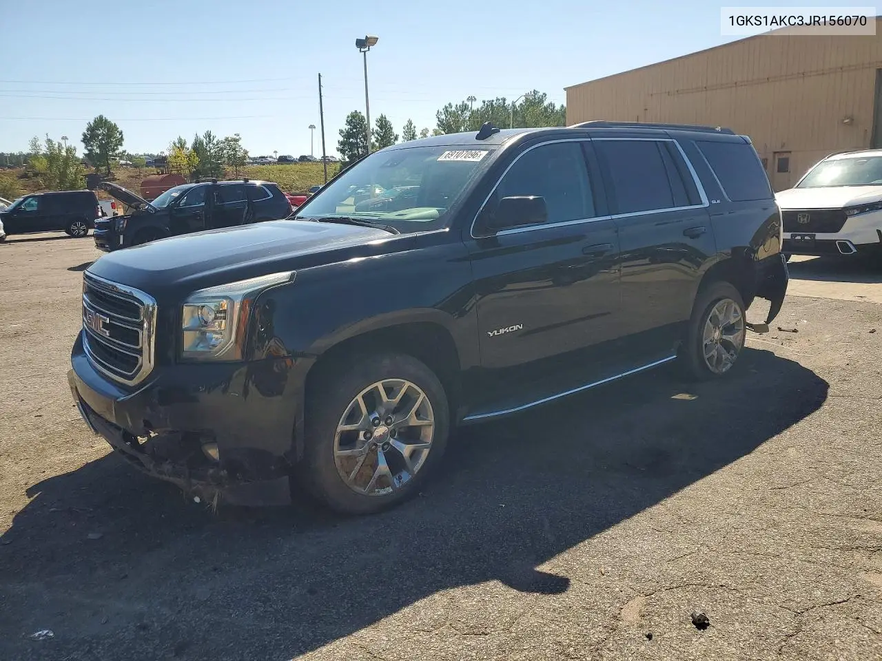 GMC YUKON 2018, VIN 1GKS1AKC3JR156070