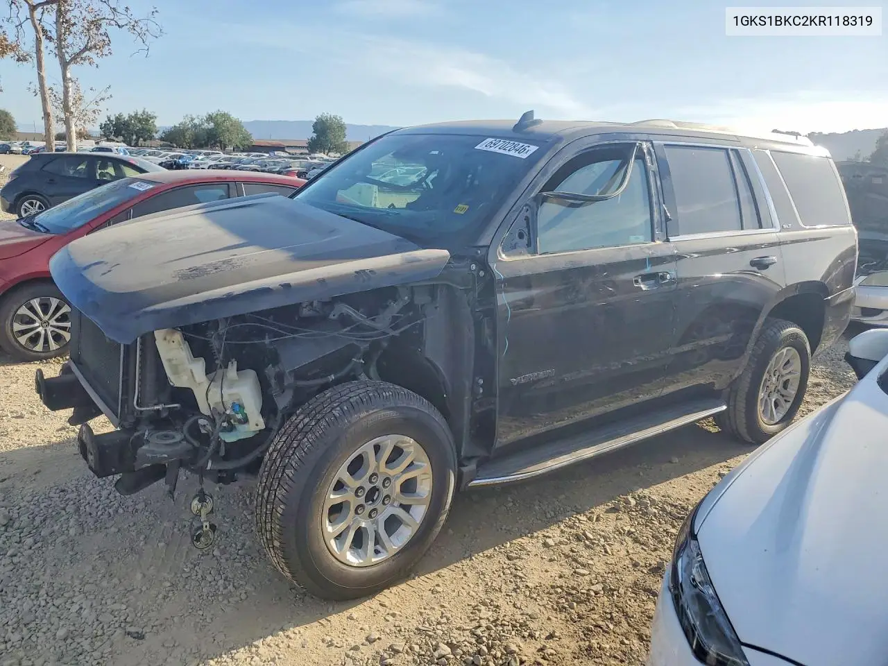 GMC YUKON 2019, VIN 1GKS1BKC2KR118319