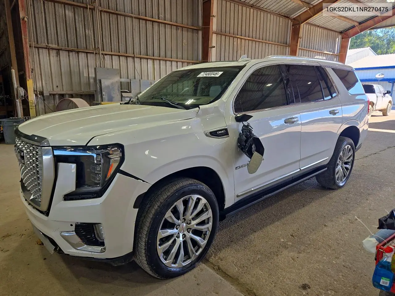 GMC YUKON 2022, VIN 1GKS2DKL1NR270475