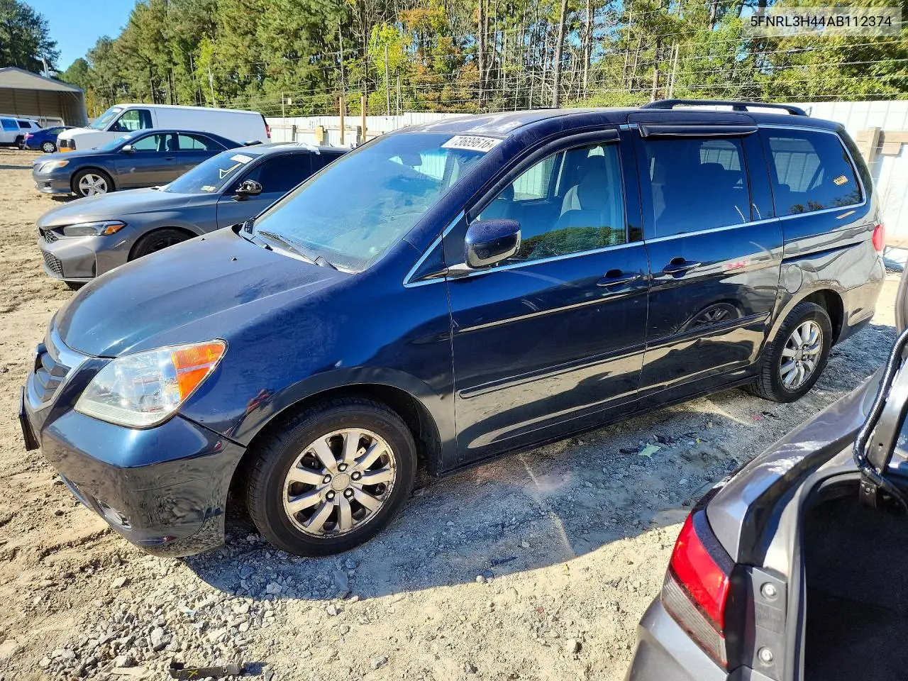 HONDA ODYSSEY 2010, VIN 5FNRL3H44AB112374