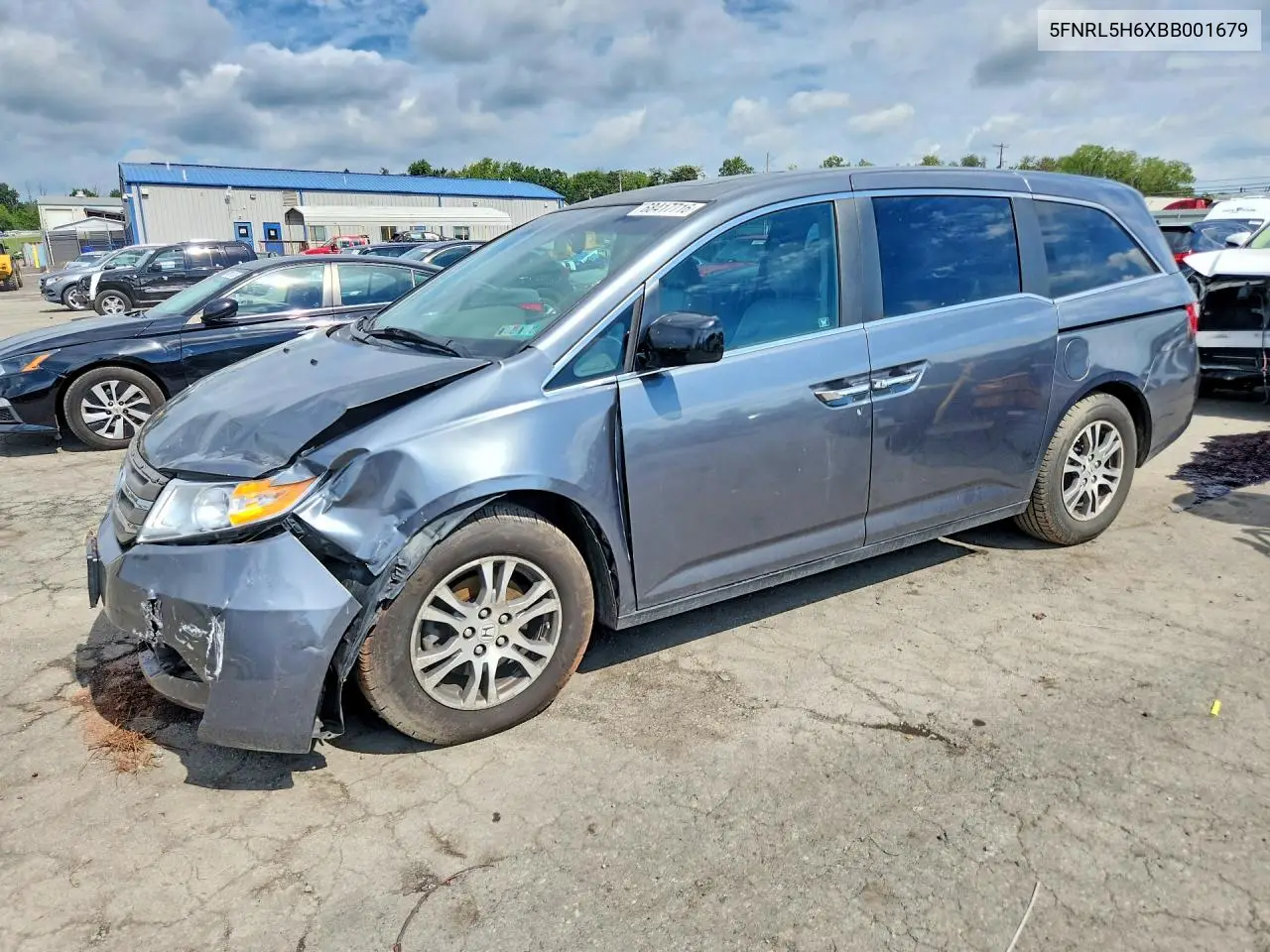 HONDA ODYSSEY 2011, VIN 5FNRL5H6XBB001679