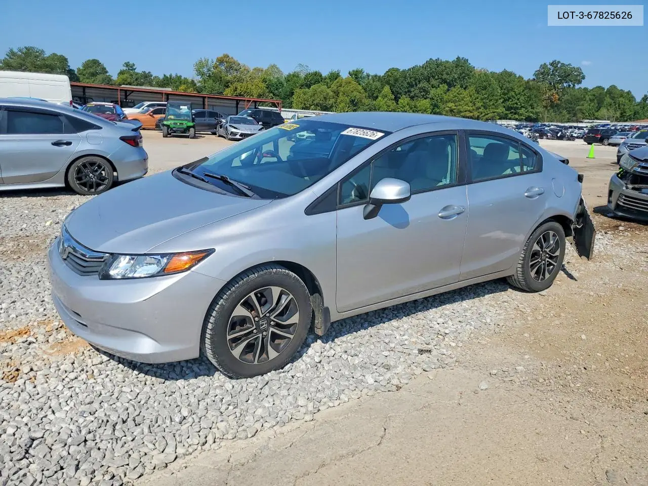 HONDA CIVIC 2012, VIN 19XFB2F5XCE100850