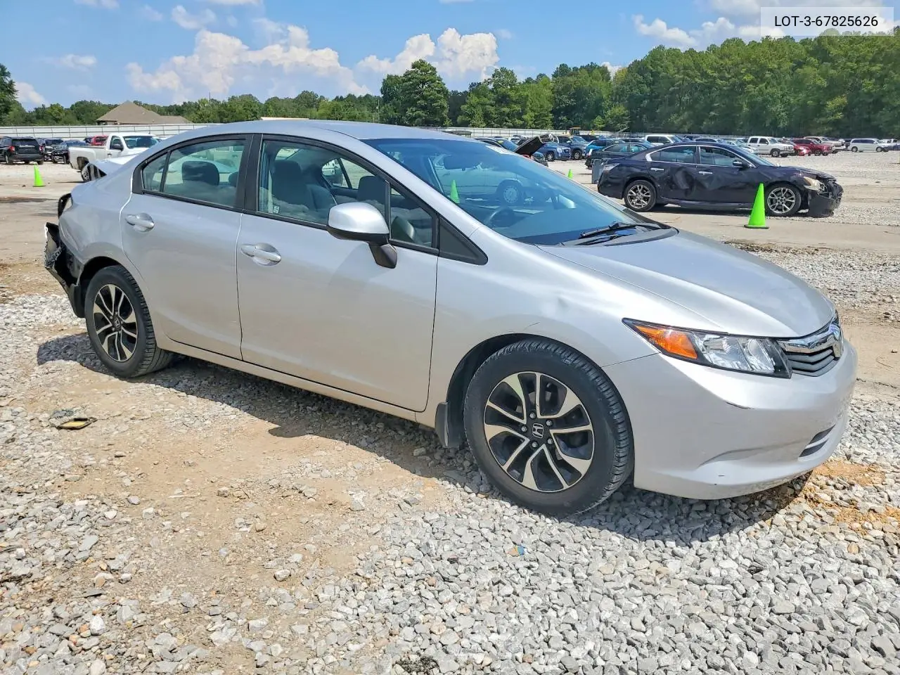2012 HONDA CIVIC VIN 19XFB2F5XCE100850 — фото 4