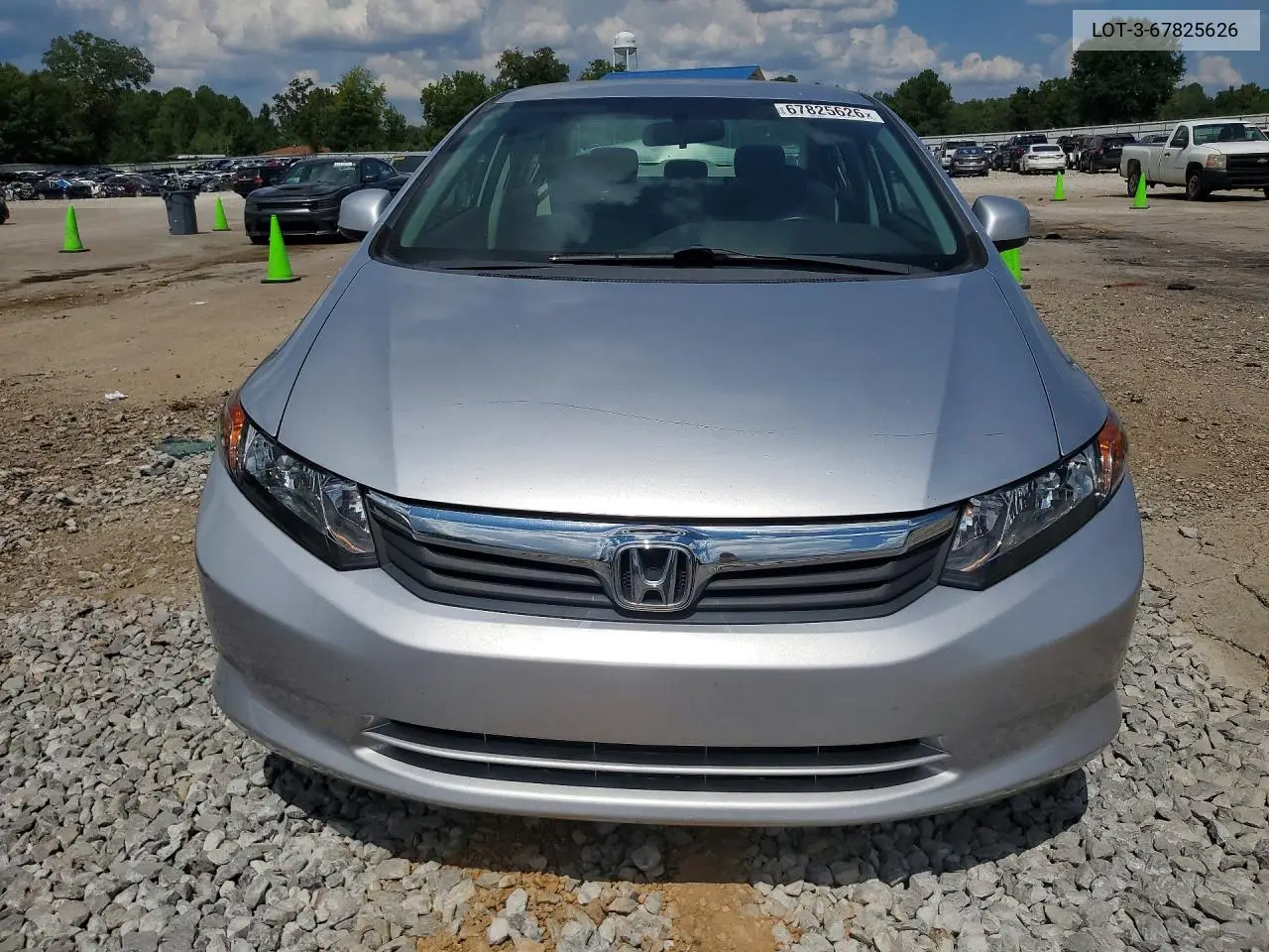 2012 HONDA CIVIC VIN 19XFB2F5XCE100850 — фото 5