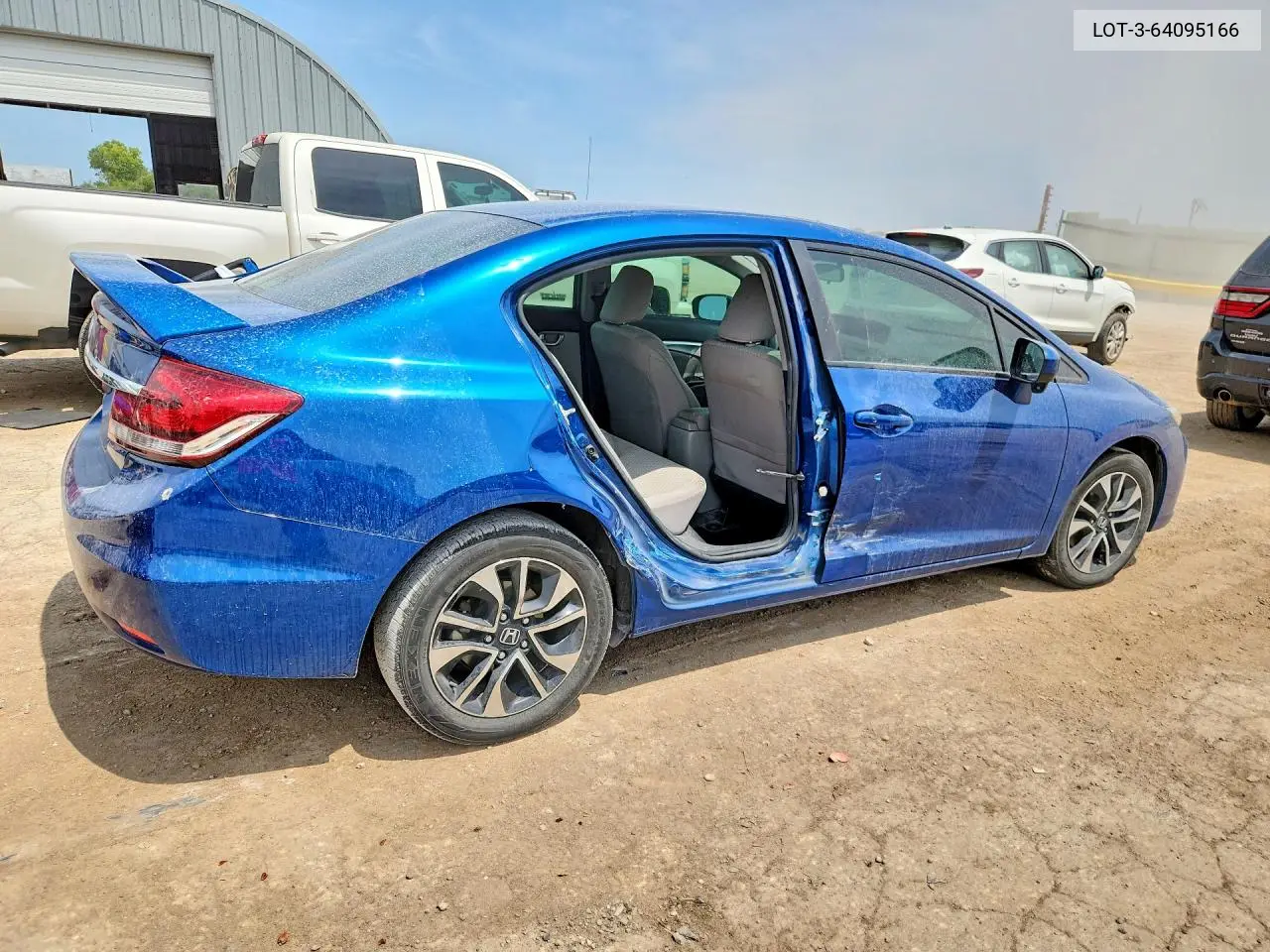 2015 HONDA CIVIC VIN 2HGFB2F82FH561836 — фото 3