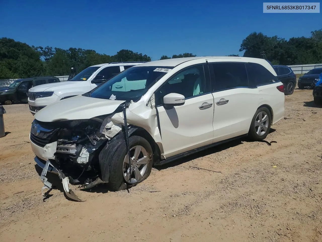 HONDA N/A 2019, VIN 5FNRL6H53KB017347