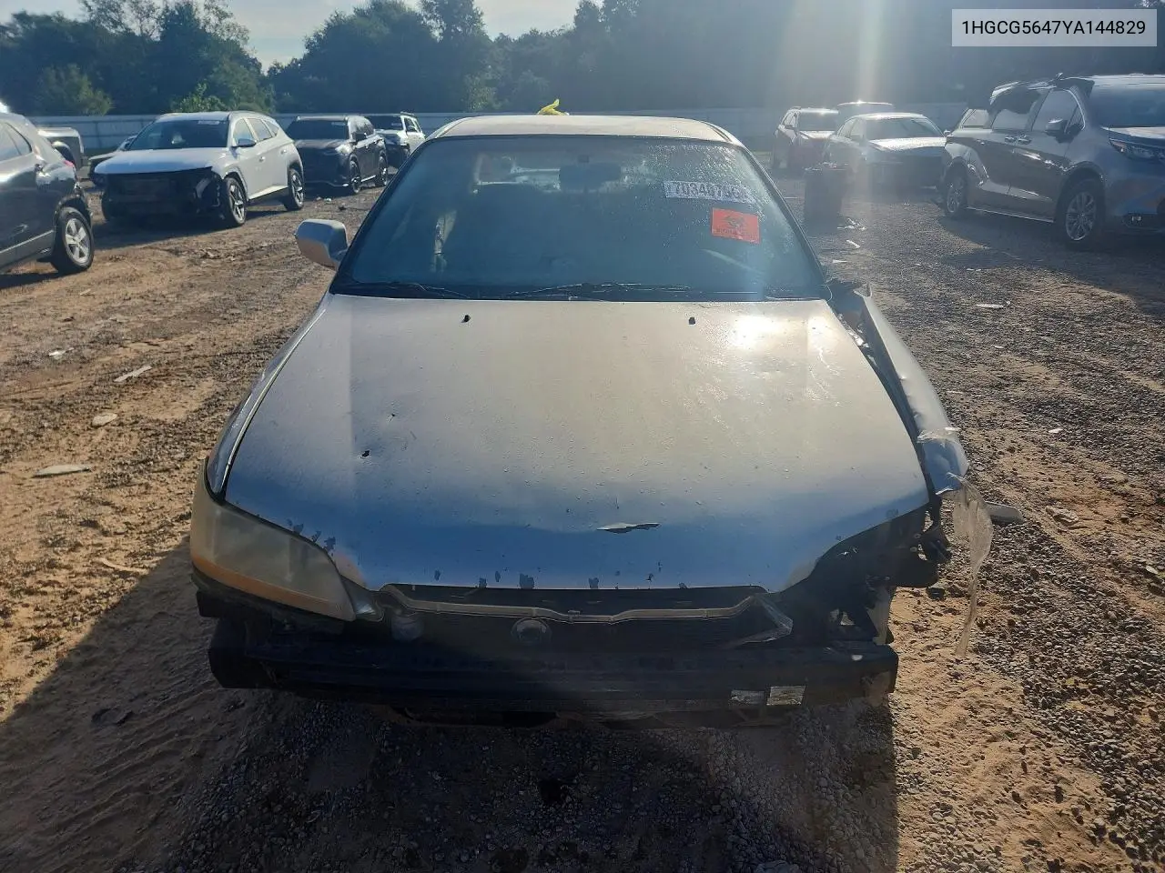 2000 HONDA ACCORD VIN 1HGCG5647YA144829 — фото 5