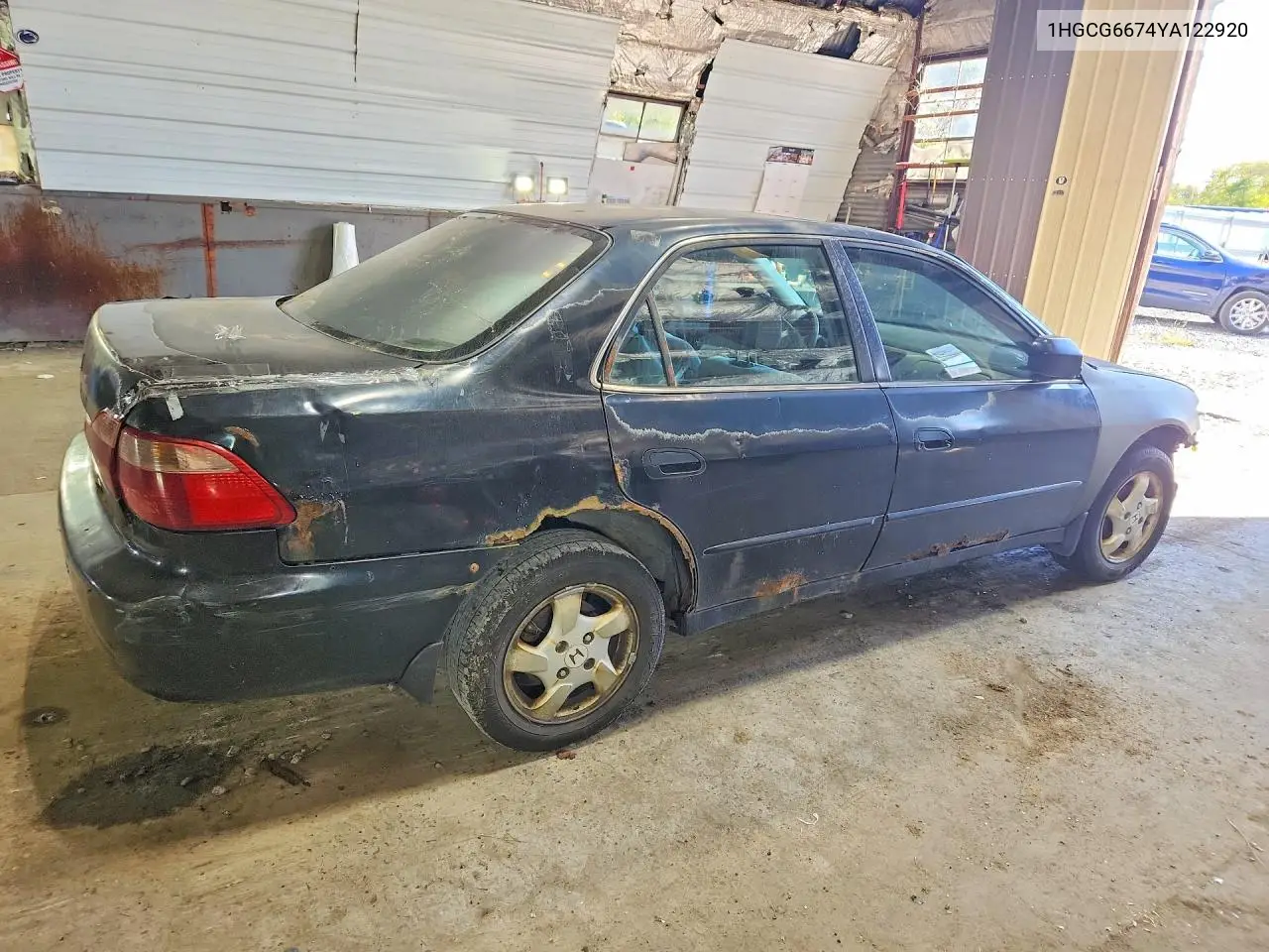 2000 HONDA ACCORD VIN 1HGCG6674YA122920 — фото 3
