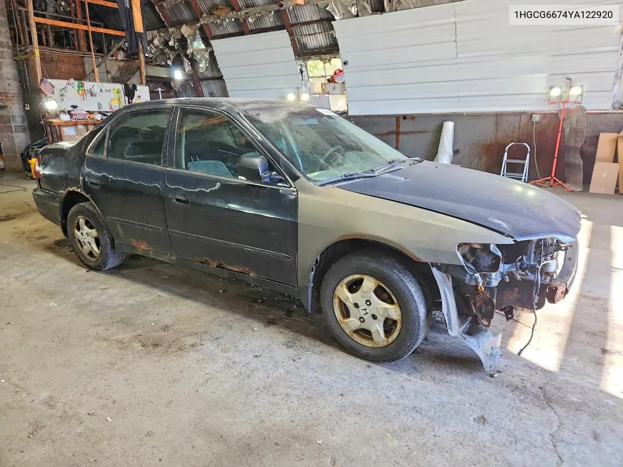2000 HONDA ACCORD VIN 1HGCG6674YA122920 — фото 4