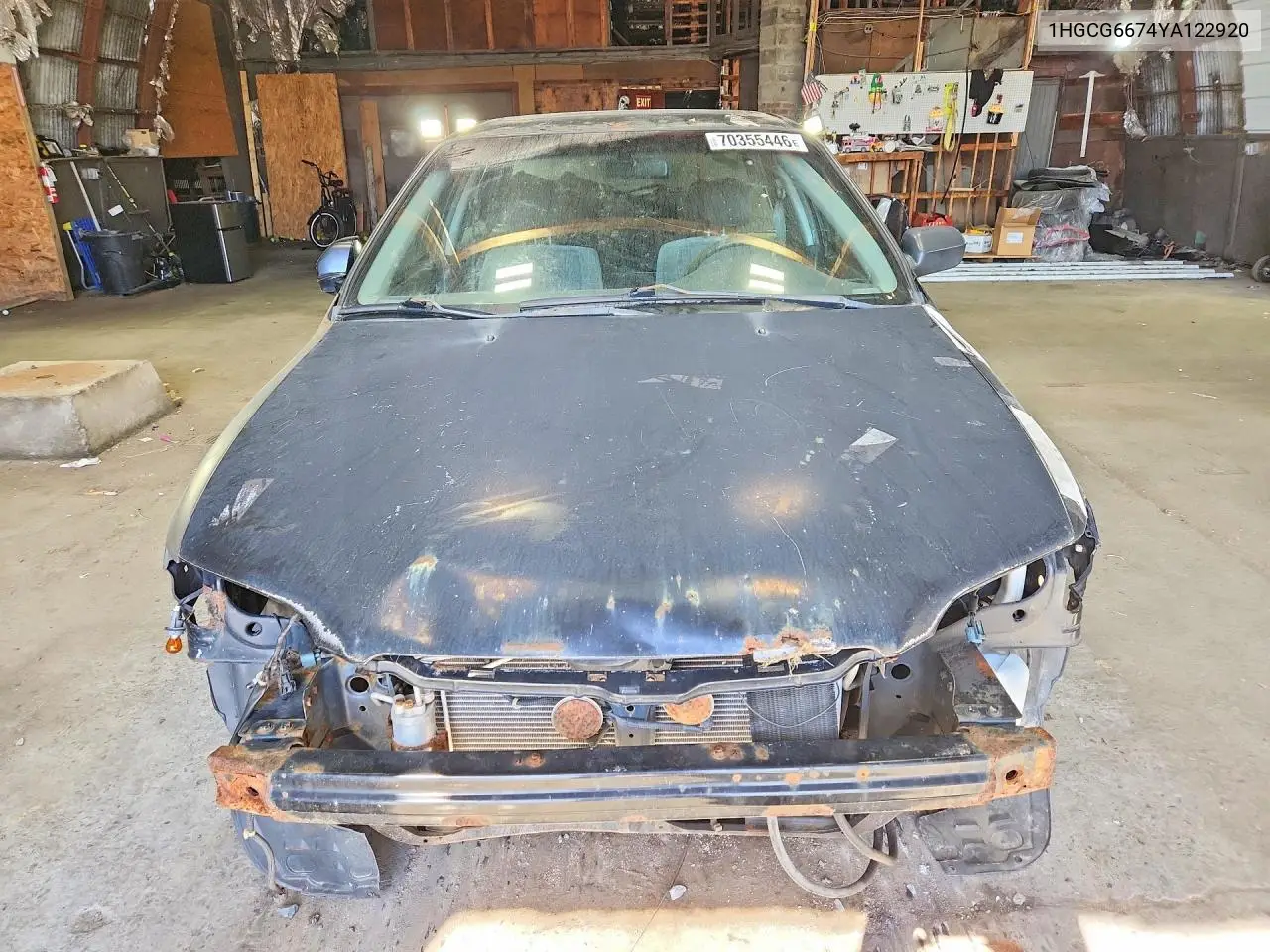 2000 HONDA ACCORD VIN 1HGCG6674YA122920 — фото 5