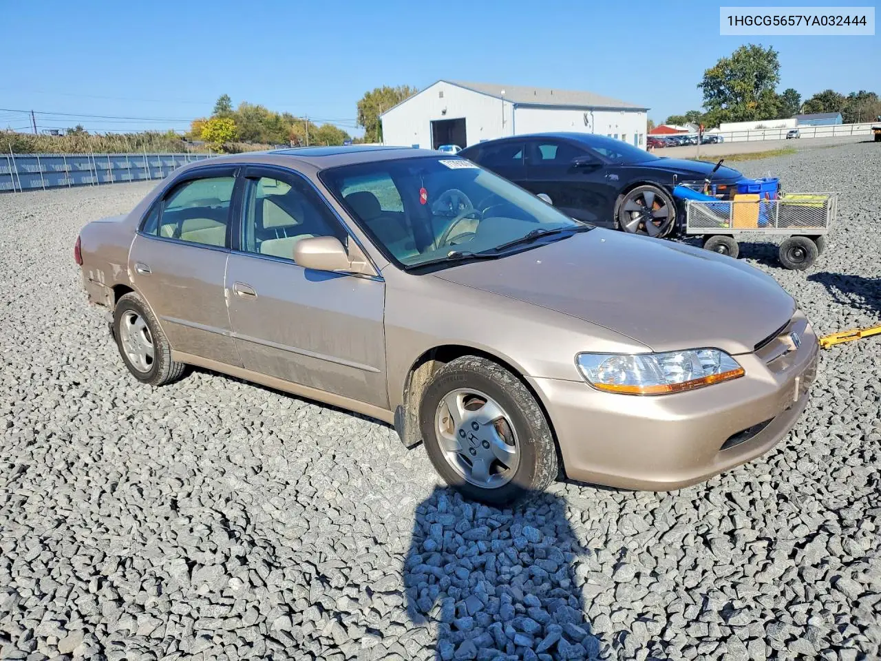 2000 HONDA ACCORD VIN 1HGCG5657YA032444 — фото 4