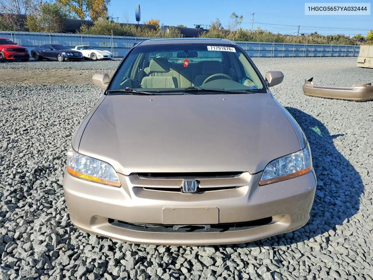 2000 HONDA ACCORD VIN 1HGCG5657YA032444 — фото 5
