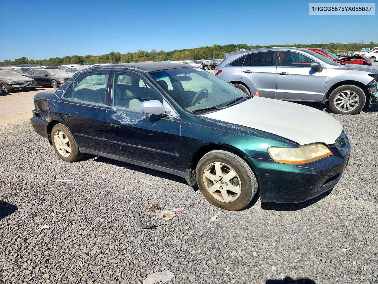2000 HONDA ACCORD VIN 1HGCG5675YA055027 — фото 4