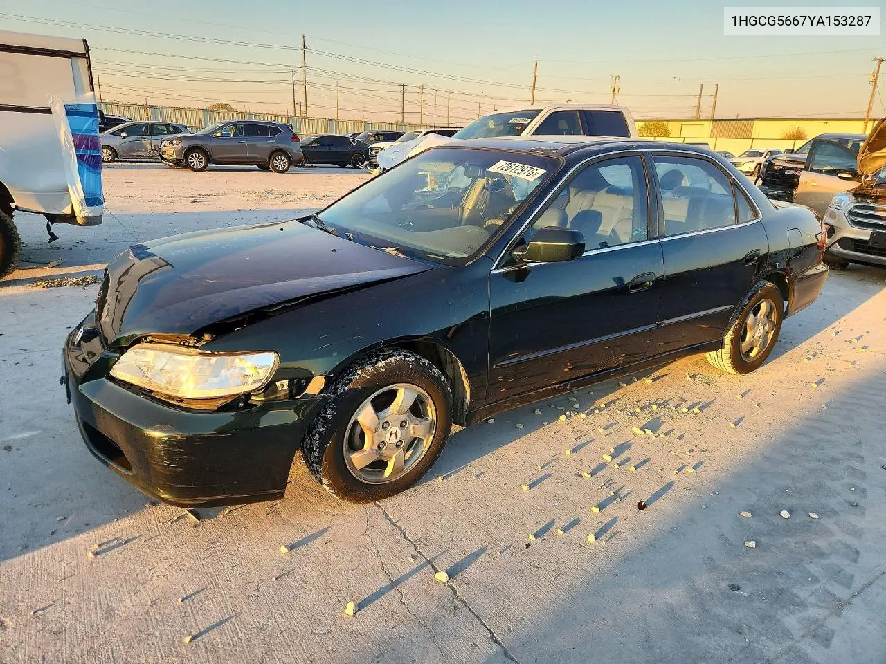 HONDA ACCORD 2000, VIN 1HGCG5667YA153287