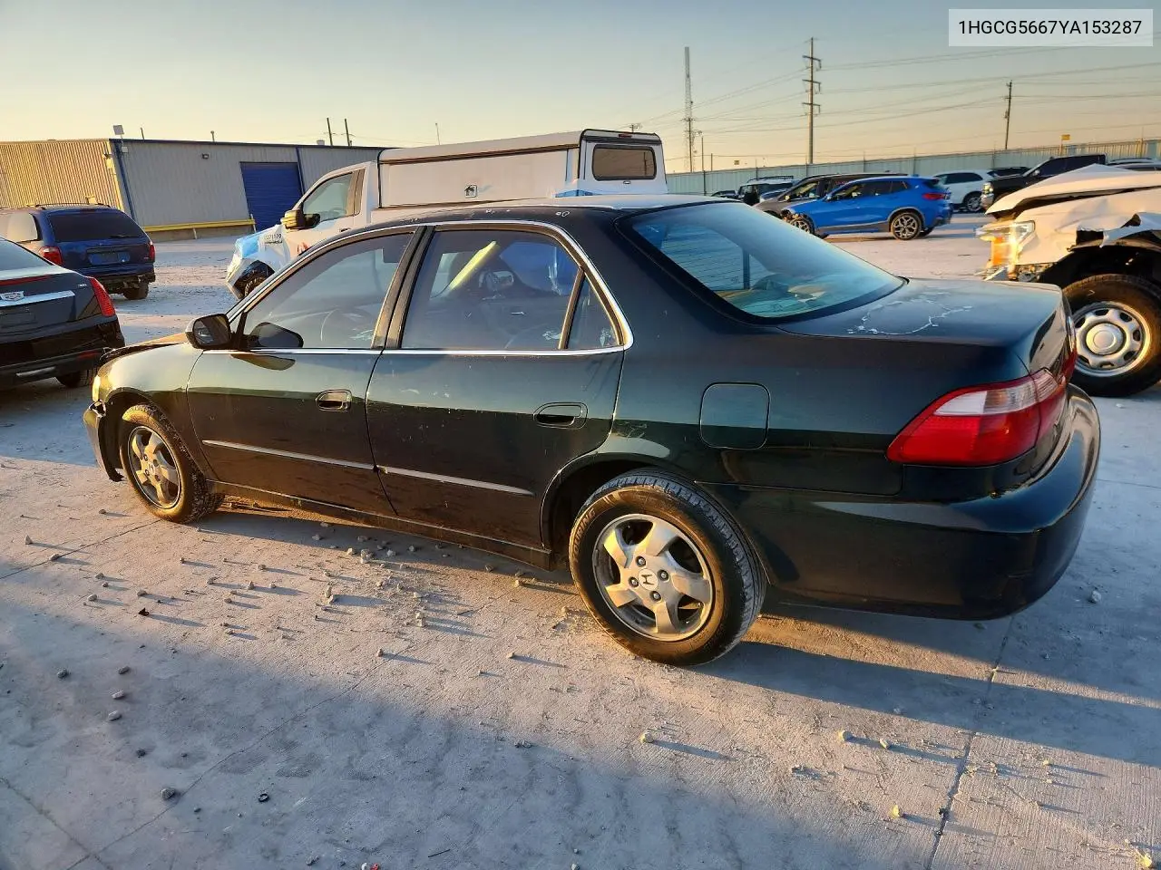 2000 HONDA ACCORD VIN 1HGCG5667YA153287 — фото 2