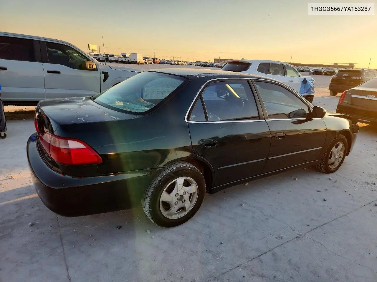 2000 HONDA ACCORD VIN 1HGCG5667YA153287 — фото 3