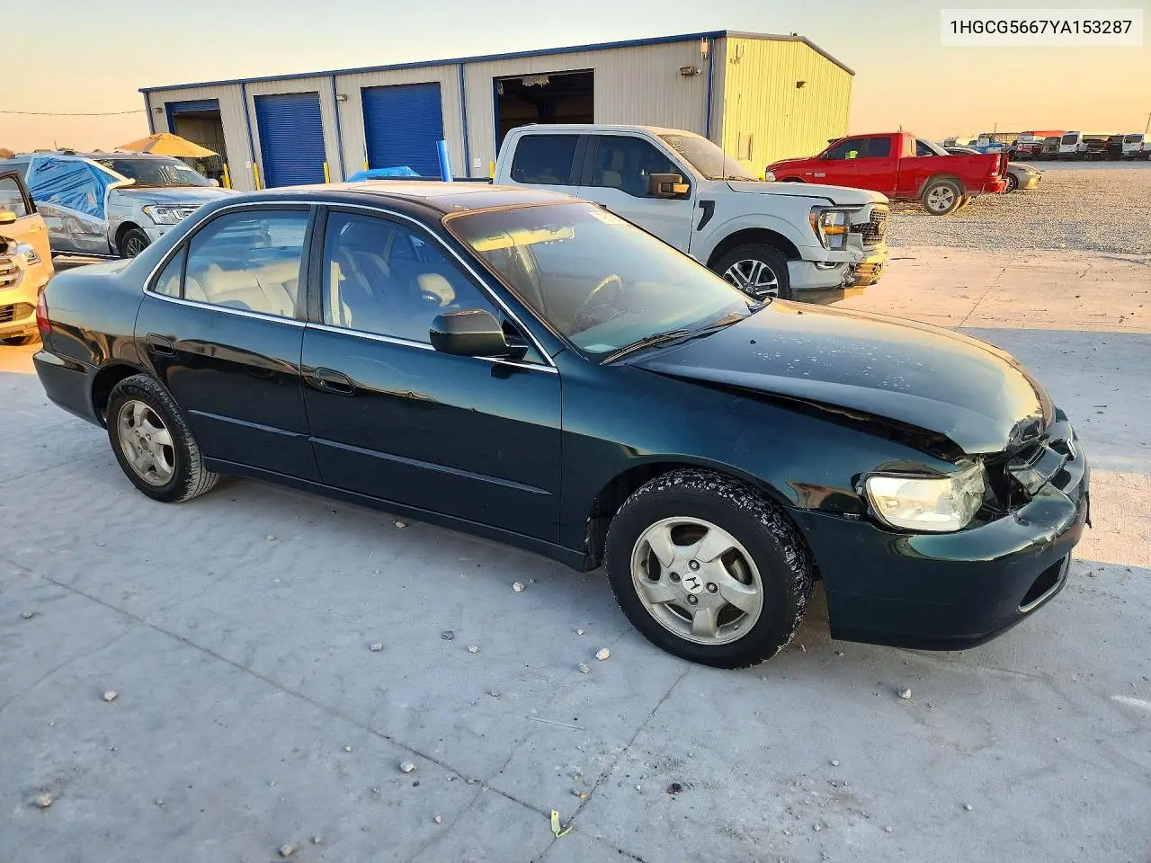 2000 HONDA ACCORD VIN 1HGCG5667YA153287 — фото 4
