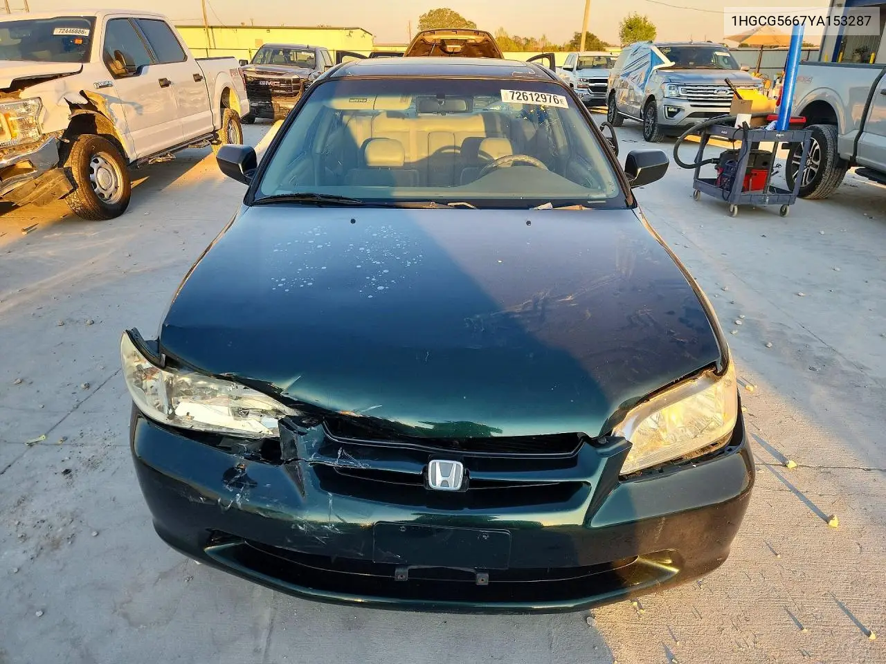 2000 HONDA ACCORD VIN 1HGCG5667YA153287 — фото 5