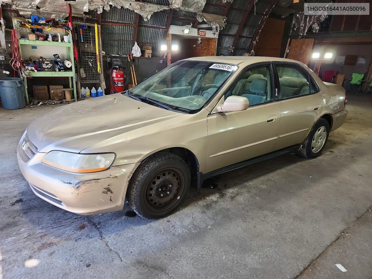 HONDA ACCORD 2001, VIN 1HGCG16441A050096