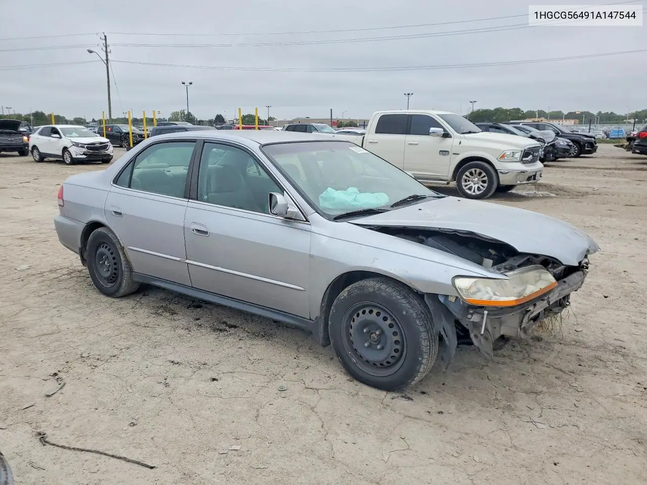 2001 HONDA ACCORD VIN 1HGCG56491A147544 — фото 4