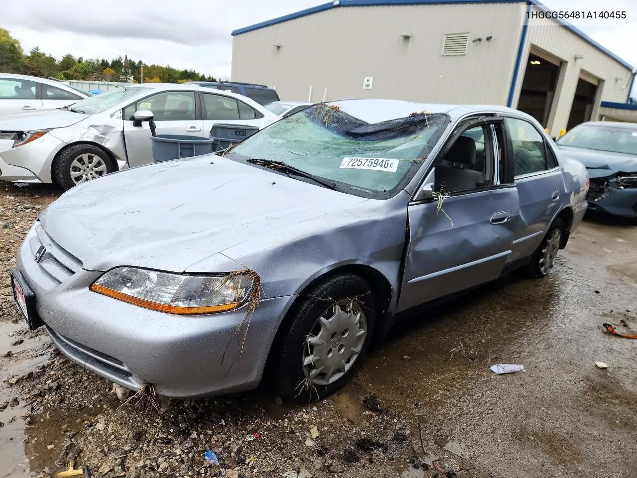 HONDA ACCORD 2001, VIN 1HGCG56481A140455